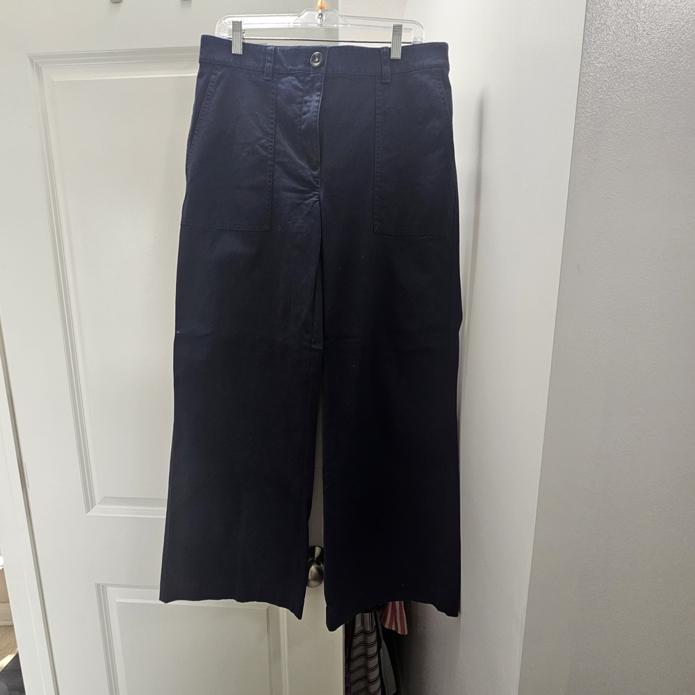 Ann Taylor Navy Wide Leg Pants